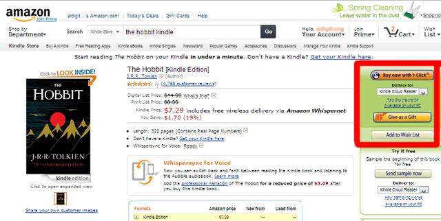 amazon buy kindle book