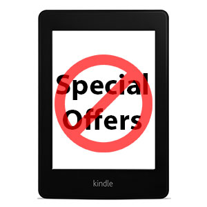 Remove Kindle Paperwhite special offers in Singapore
