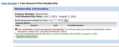 Disable Amazon Prime auto upgrade 03