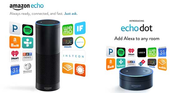 amazon echo dot vs amazon echo